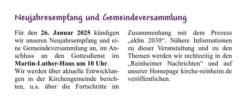 Neujahrsempfang 25