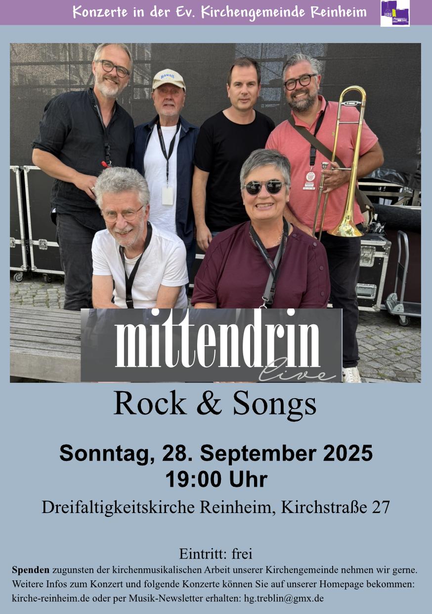Plakat Konzert Mittendrin 2025 Seite001