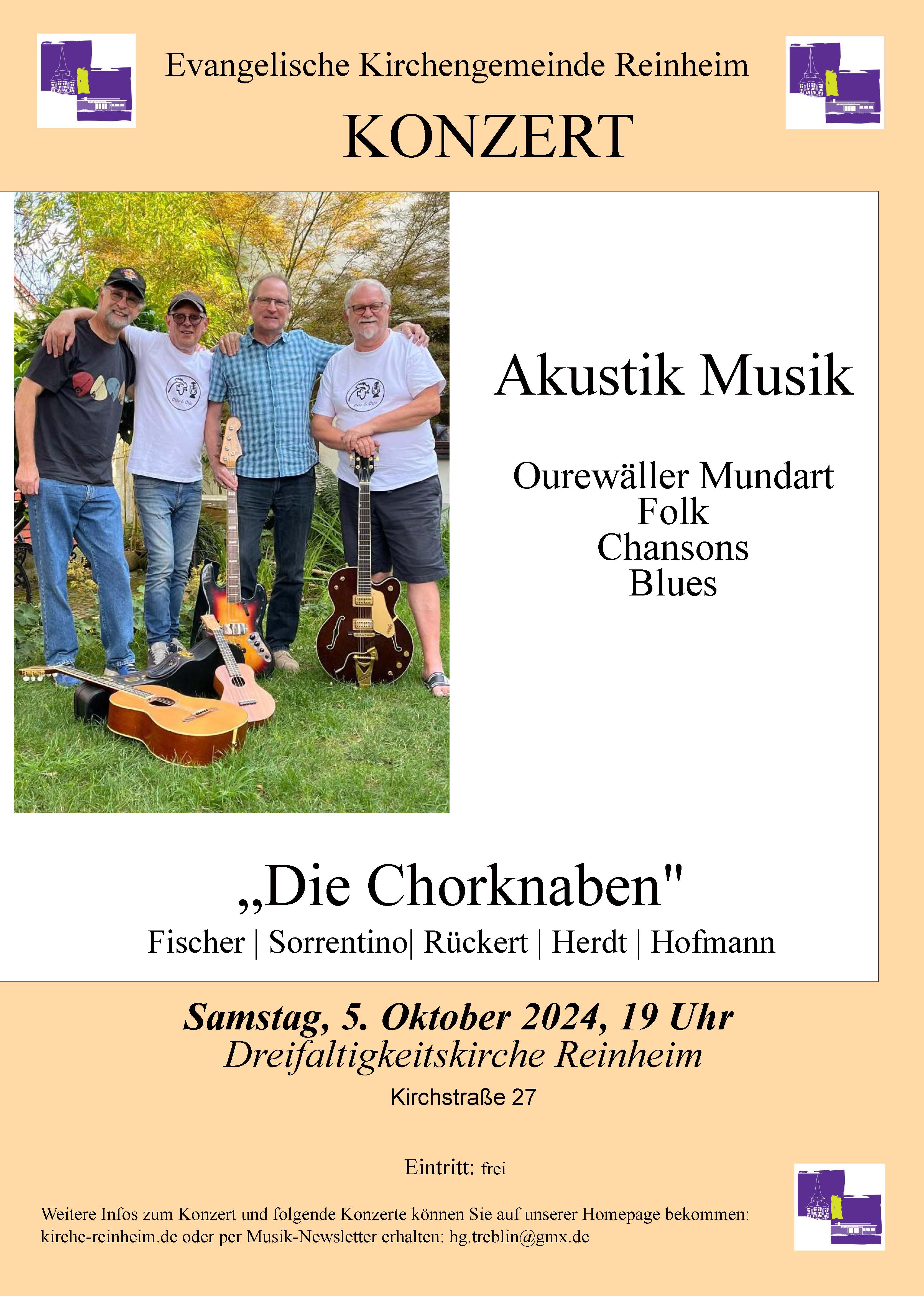 Plakat Otto & Otto Reinh 5.10.2024